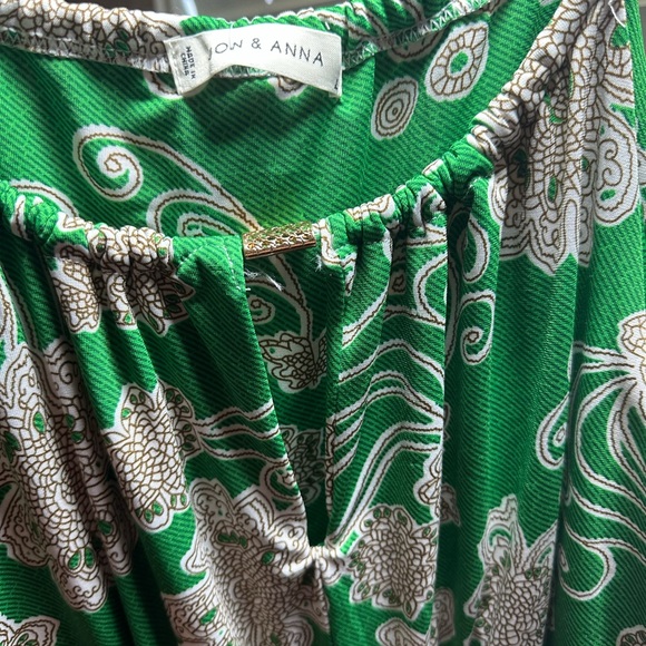 Green Sleeveless Maxi-dress. Perfect for summer! Size Large - Picture 5 of 9